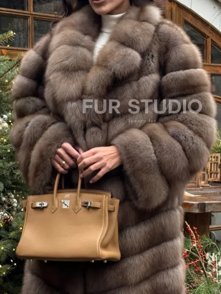 Манто из меха куницы - фото 2