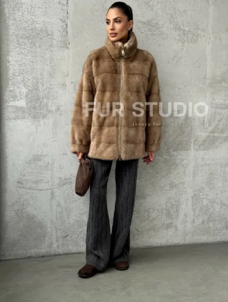 Норковая куртка - фото 5