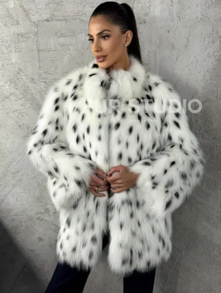 Шуба из лисы под рысь 2026 - фото 4