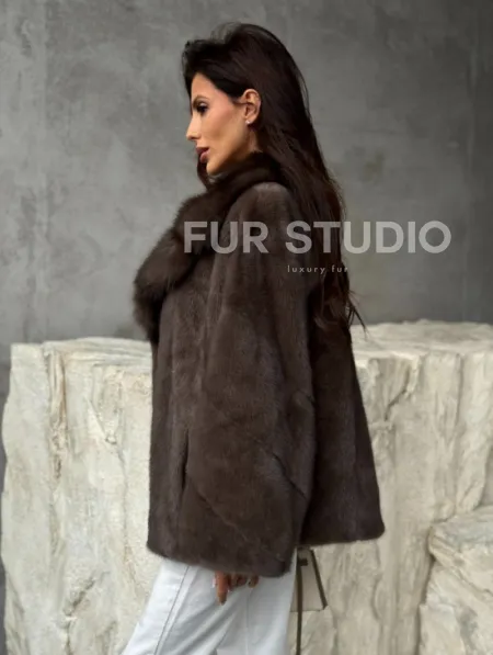 Норковая шуба автоледи - фото 8