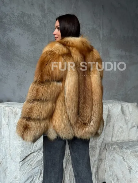 Шуба из лисы - фото 4