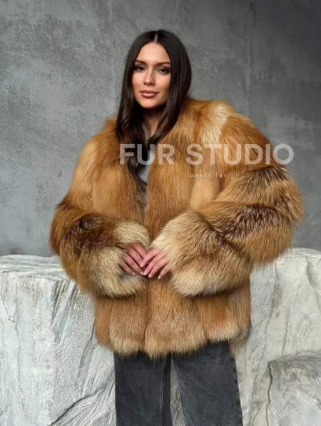 Шуба из лисы - фото 3