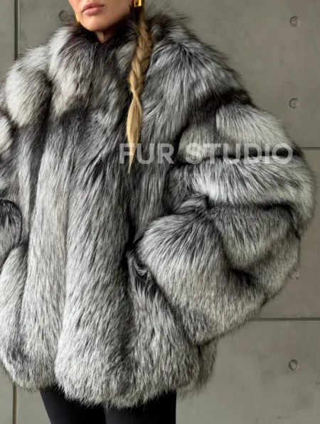 Шуба из чернобурки - фото 3