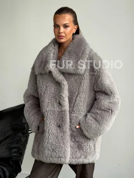 Полушубок из овчины - фото 0