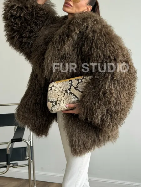 Шуба из лама - фото 4