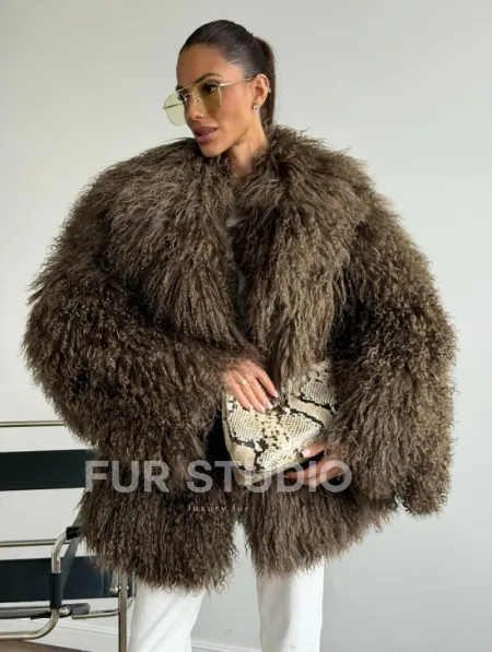 Шуба из лама - фото 9