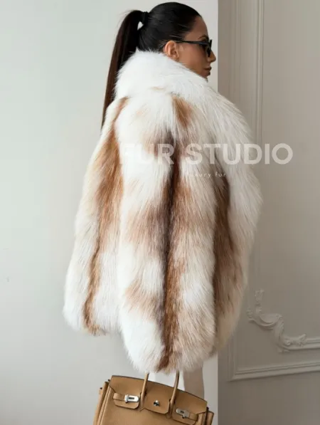 Шуба из меха Marble fox PREMIUM COLLECTION - фото 5