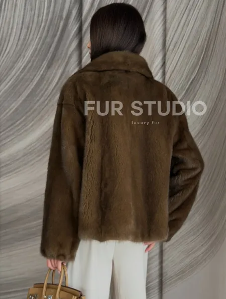 Жакет норковый под соболь - фото 2
