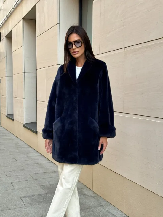 Шуба из аукционного меха норки KOPENHAGEN FUR - фото 10