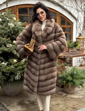 Манто из меха куницы - фото 7