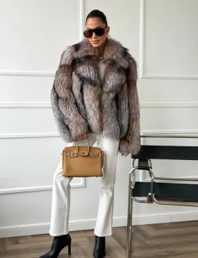 Полушубок из чернобурки - фото 5