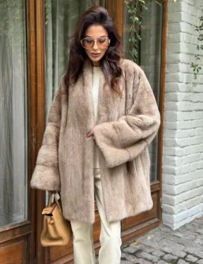 Полушубок из норки - фото 7