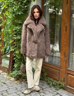 Шуба - дубленка двухсторонняя - фото 8