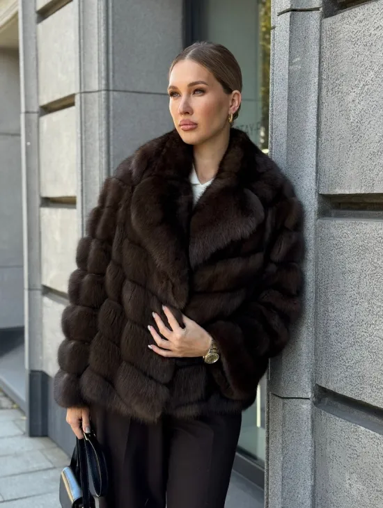 Полушубок из соболя - фото 11