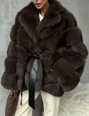 Шуба из песца под соболь - фото 4