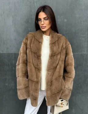 Полушубок норковый - фото 5