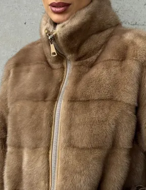 Норковая куртка - фото 1