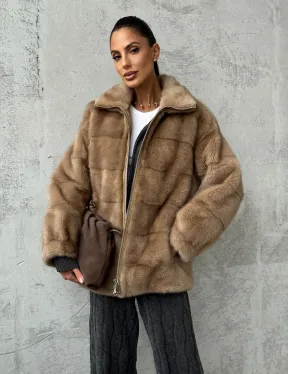 Норковая куртка - фото 11