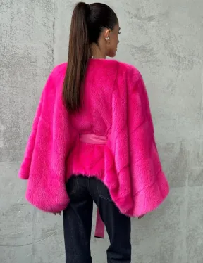 Короткая шуба из меха норки - фото 4