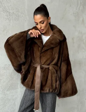 Шуба норковая оверсайз - фото 6