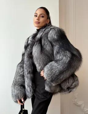 Шуба из чернобурки - фото 8