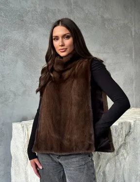 Манишка для женщин - норковая - фото 7