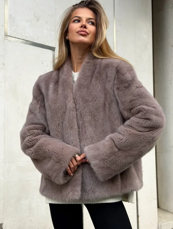 Кроп-топ шуба норковая - фото 4