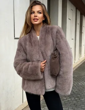 Кроп-топ шуба норковая - фото 0