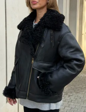 Дубленка авиатор зимняя - фото 6