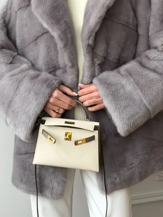 Полушубок норковый - фото 1