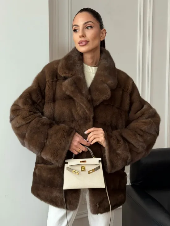 Норковый полушубок - фото 5