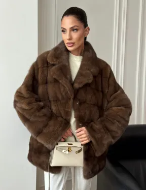 Норковый полушубок - фото 0