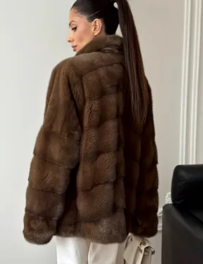 Норковый полушубок - фото 3