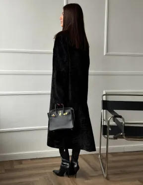 Дубленка из натуральной овчины астраган - фото 11