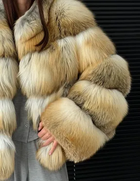 Полушубок из лисы - фото 4