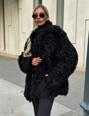 Дубленка из натуральной овчины Тиградо - фото 0